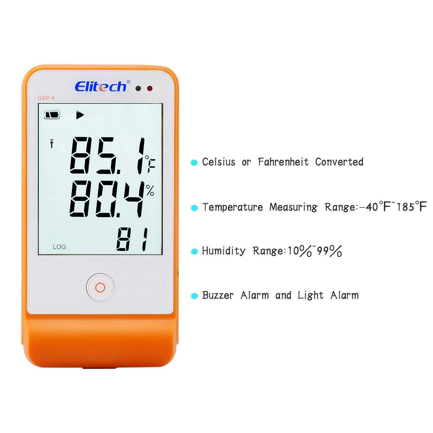 ELITECH GSP-6 TEMPERATURE & HUMIDITY DATA-LOGGER FOR REFRIGERATION &  COLD-CHAIN TEMPERATURE and HUMIDITY DATA-LOGGERS ELITECH LTD Singapore  Distributor, Manufacturer, Retailer